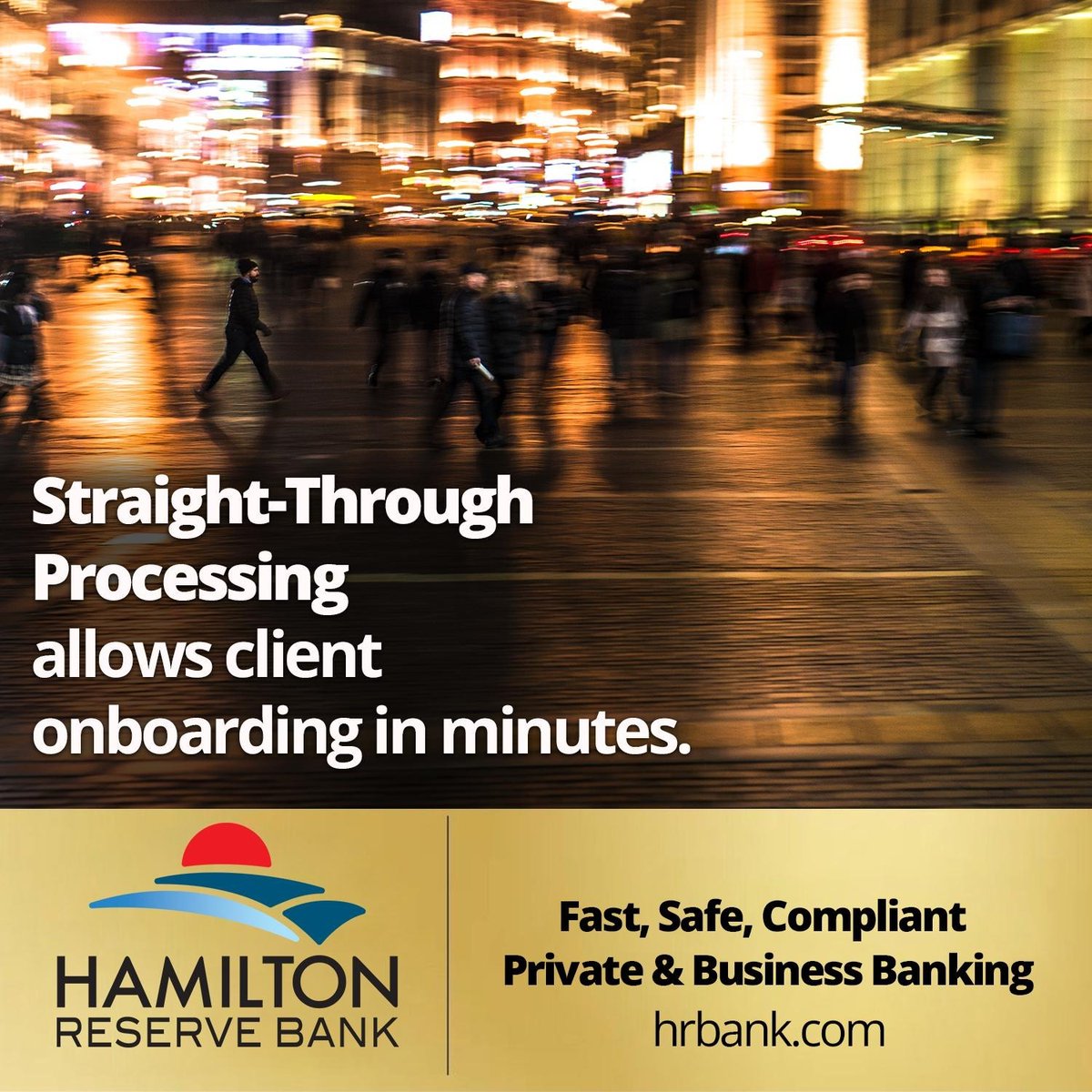 Client1stBank's tweet image. At Hamilton Reserve Bank, we use Straight-Through Processing (STP) via biometric verification eKYC to #onboard new clients in less than 20 minutes. Learn more:  hrbank.com #straightthroughprocessing