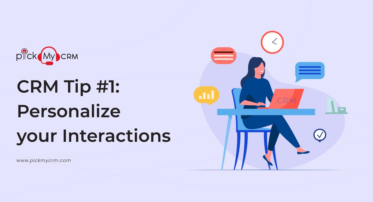 pickmycrm's tweet image. #CRMTips 💡1

Personalize your interactions to create meaningful connections with your customers. Use #CRMdata to tailor your communication, addressing them by name and referencing their preferences. 

Let them know you truly understand and value them.
 👉 buff.ly/3NJszky