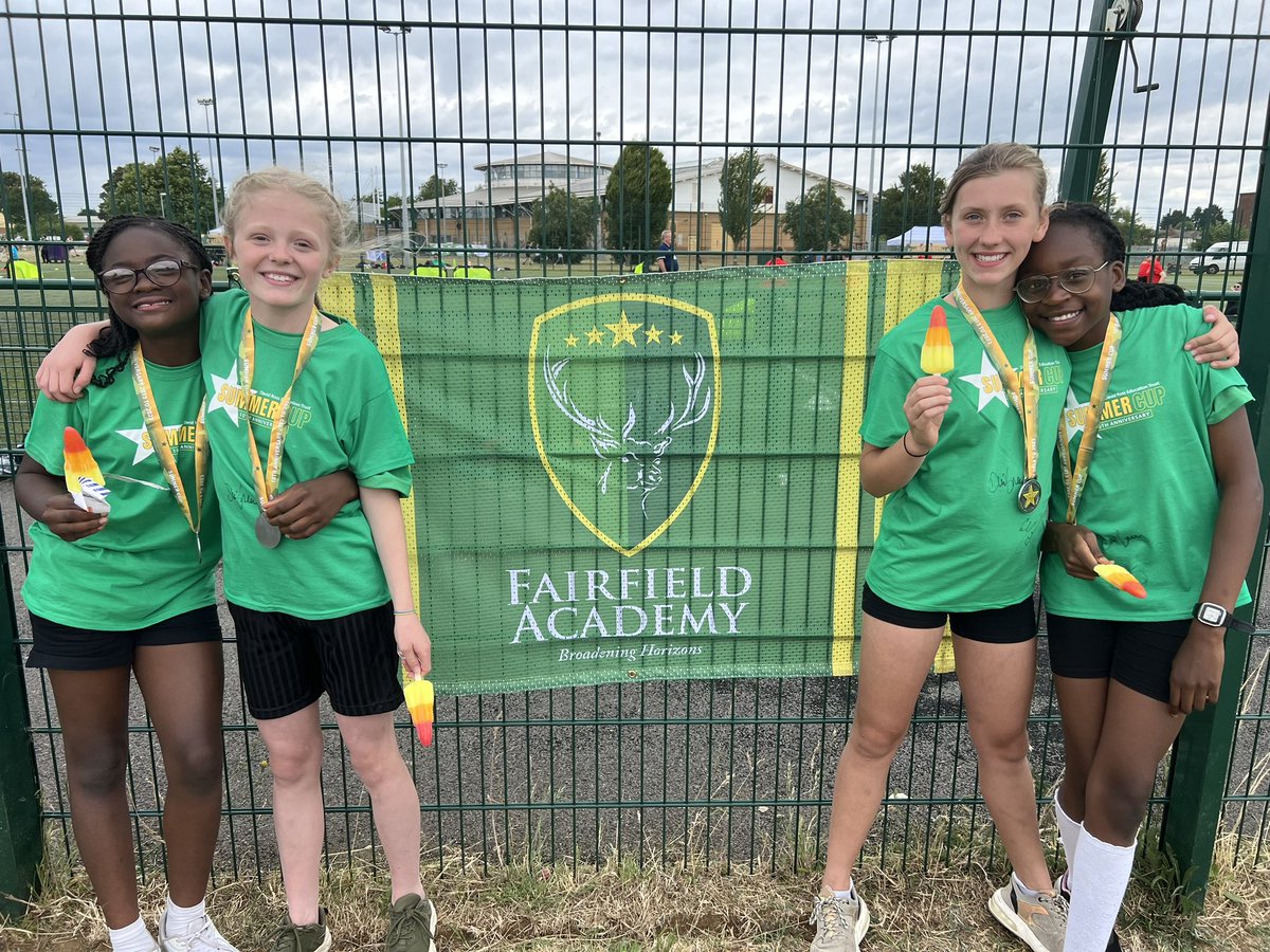 FairfieldAcad's tweet image. #DRETsummercup Girls came second in the 4x200m relay!