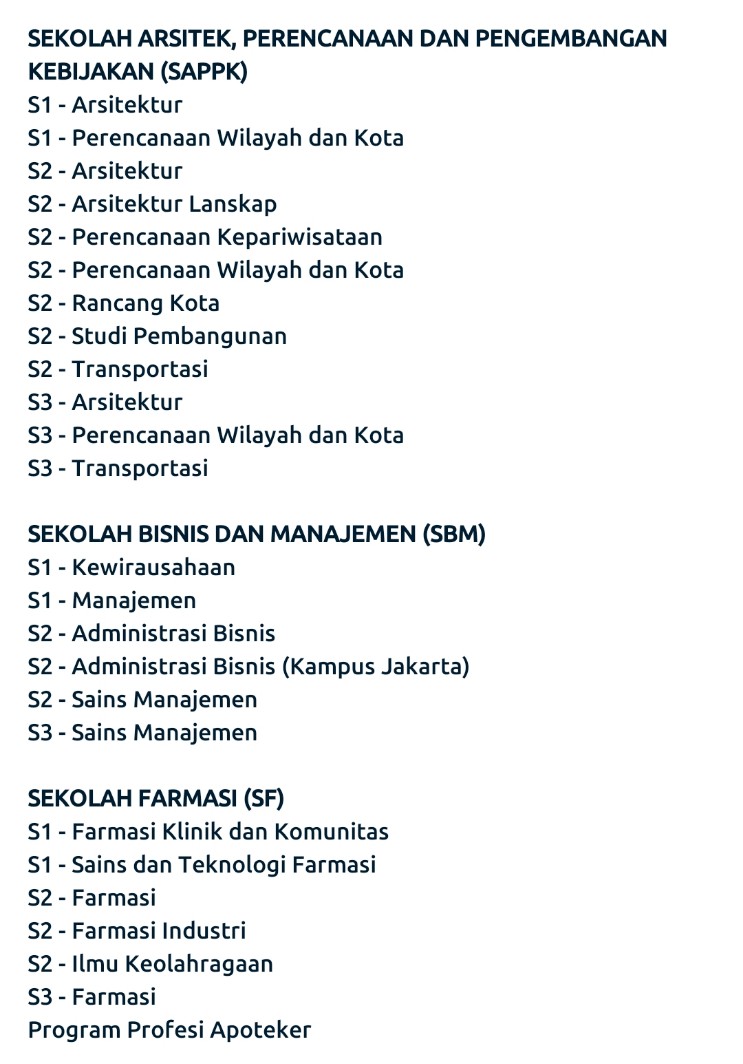 IDGeografi's tweet photo. Institut Teknologi Bandung (ITB)
Fakultas/Sekolah dan Jurusan

#itb #GI_fakultasdanjurusan
Part (1) https://t.co/nwY8sQFNCu
