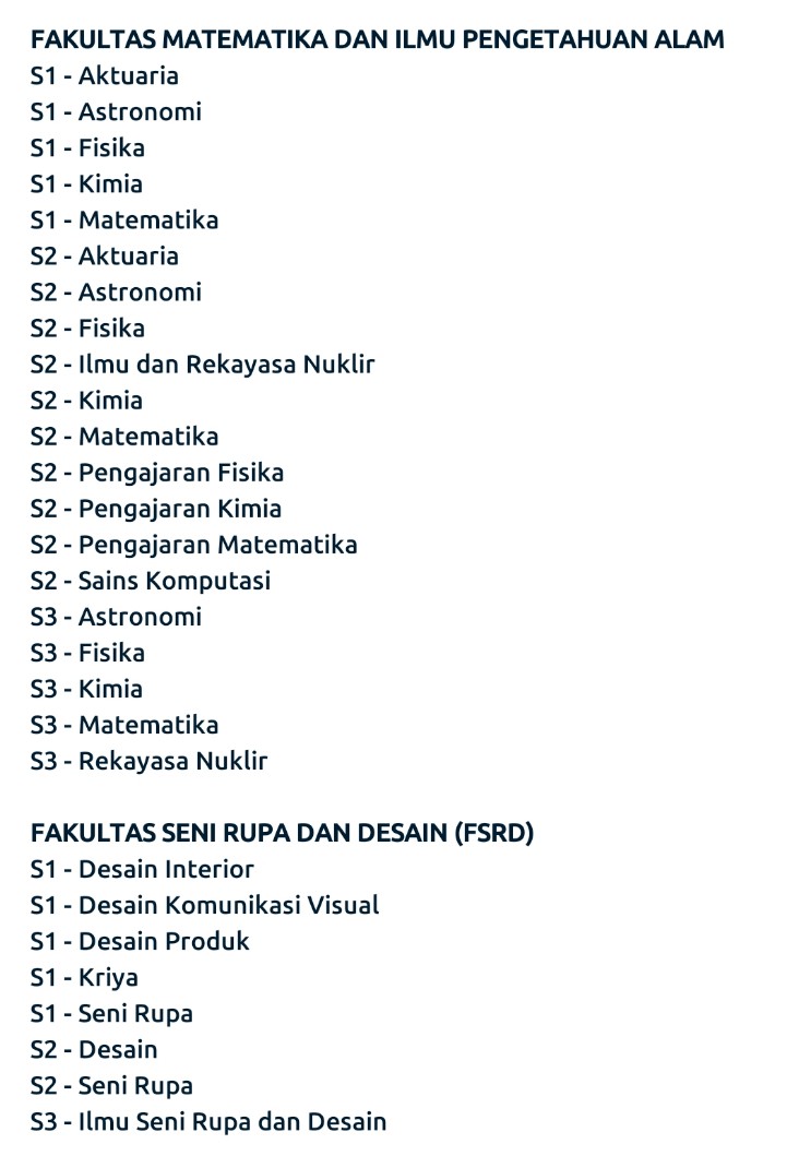 IDGeografi's tweet photo. Institut Teknologi Bandung (ITB)
Fakultas/Sekolah dan Jurusan

#itb #GI_fakultasdanjurusan
Part (1) https://t.co/nwY8sQFNCu