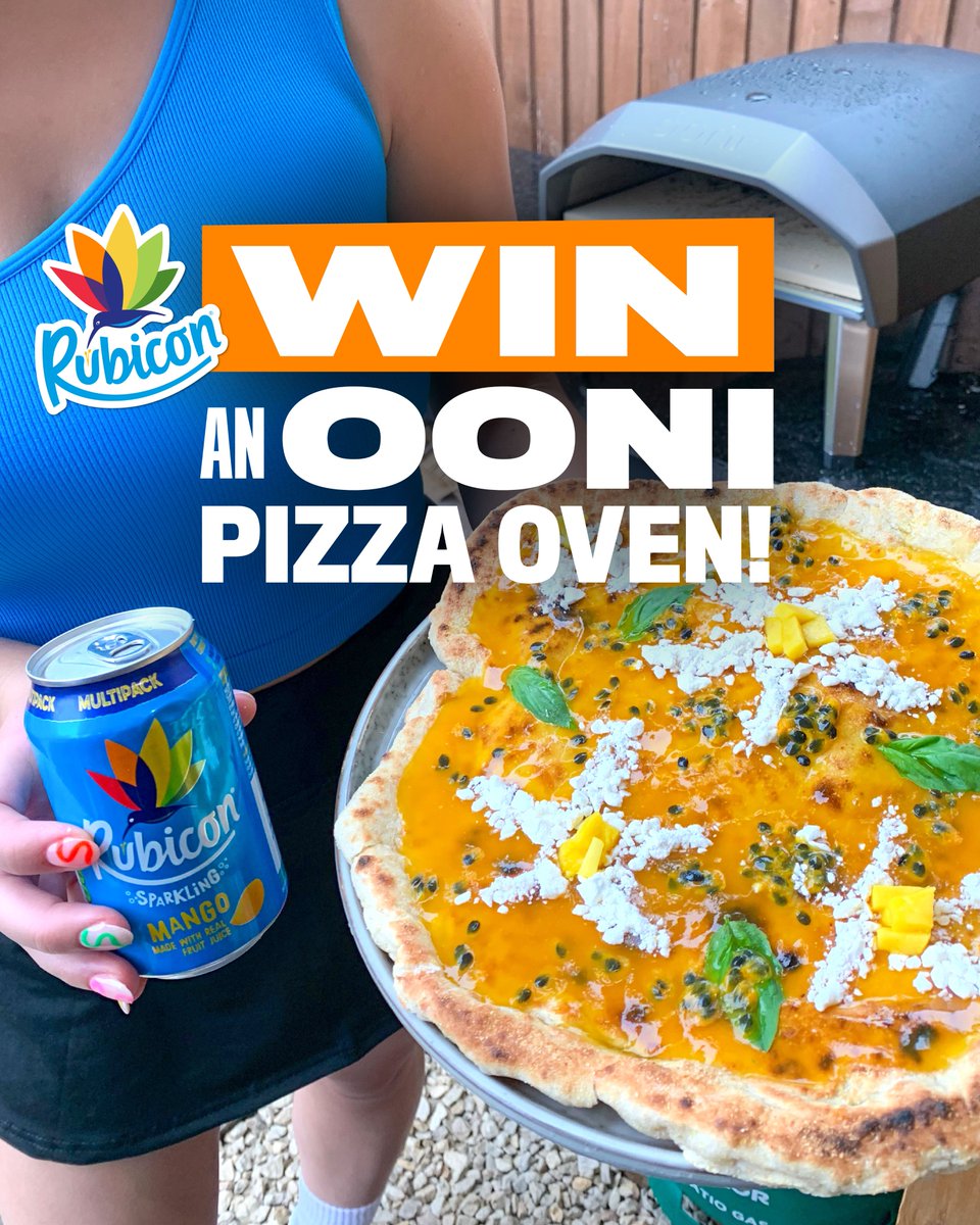 RubiconDrinksUK's tweet photo. Fancy winning an Ooni pizza oven? 🍕

All you have to do is:

👍🏻Like this post
✅Follow @rubicondrinksuk
🔁Retweet with your fave pizza topping combo

Good luck!

#MadeOfDifferentStuff #Win #PizzaLovers https://t.co/VZkUfSChTp