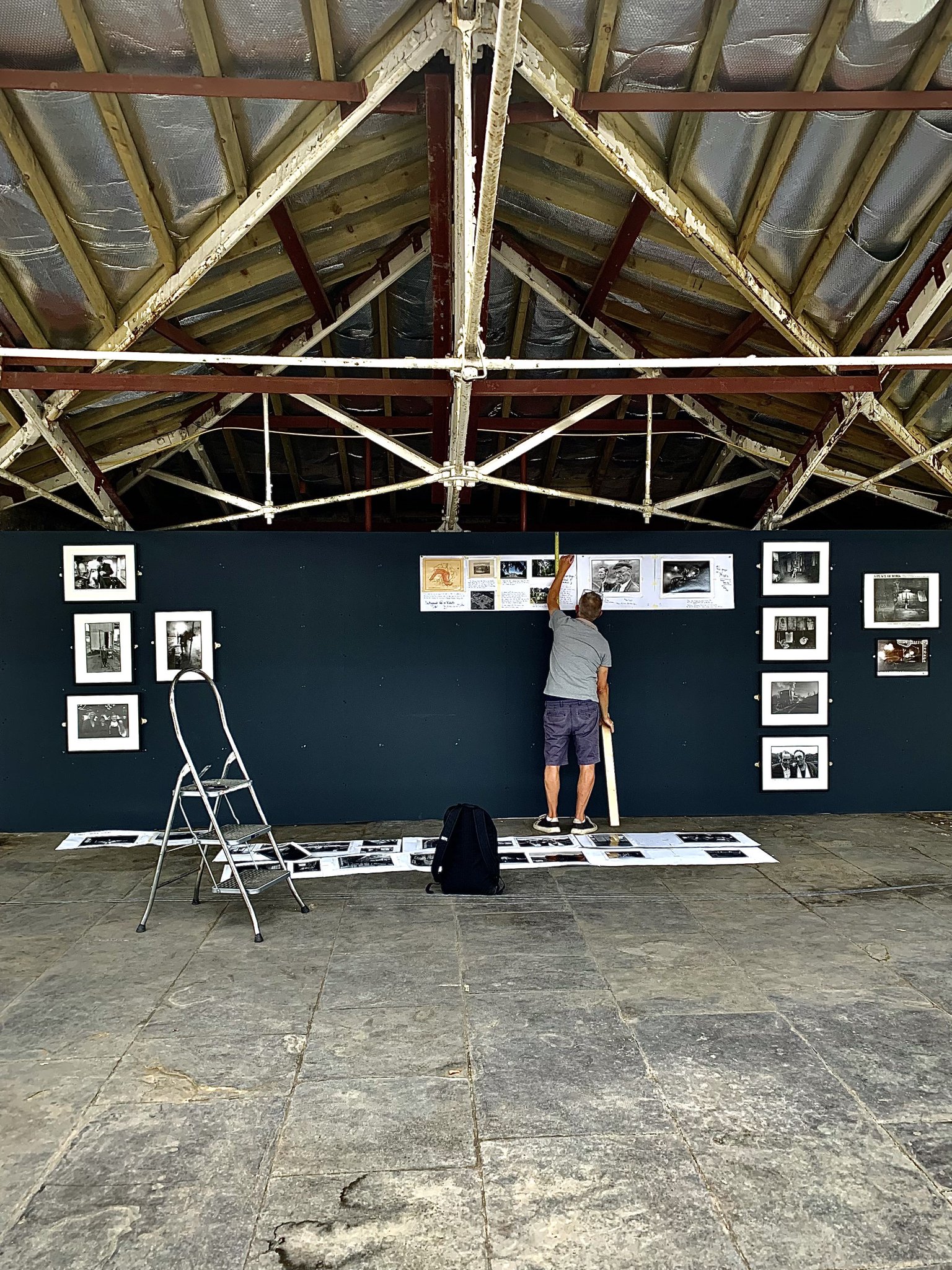 Salts Mill on Twitter "Ian Beesley is here installing his popup show