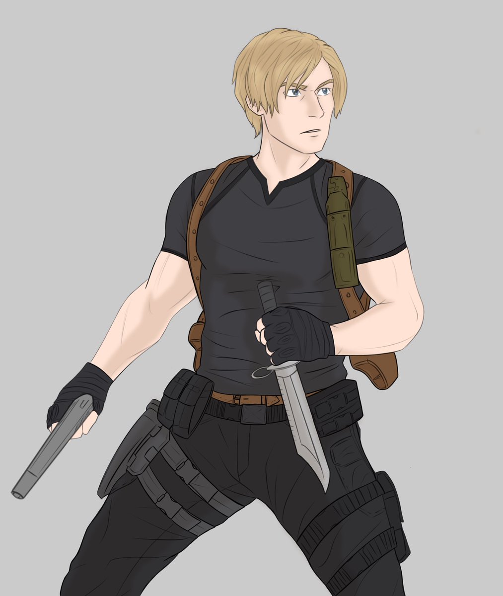 ketellart's tweet photo. Might add a background #LeonScottKennedy #RE4remake https://t.co/Kol7Q7oRJg