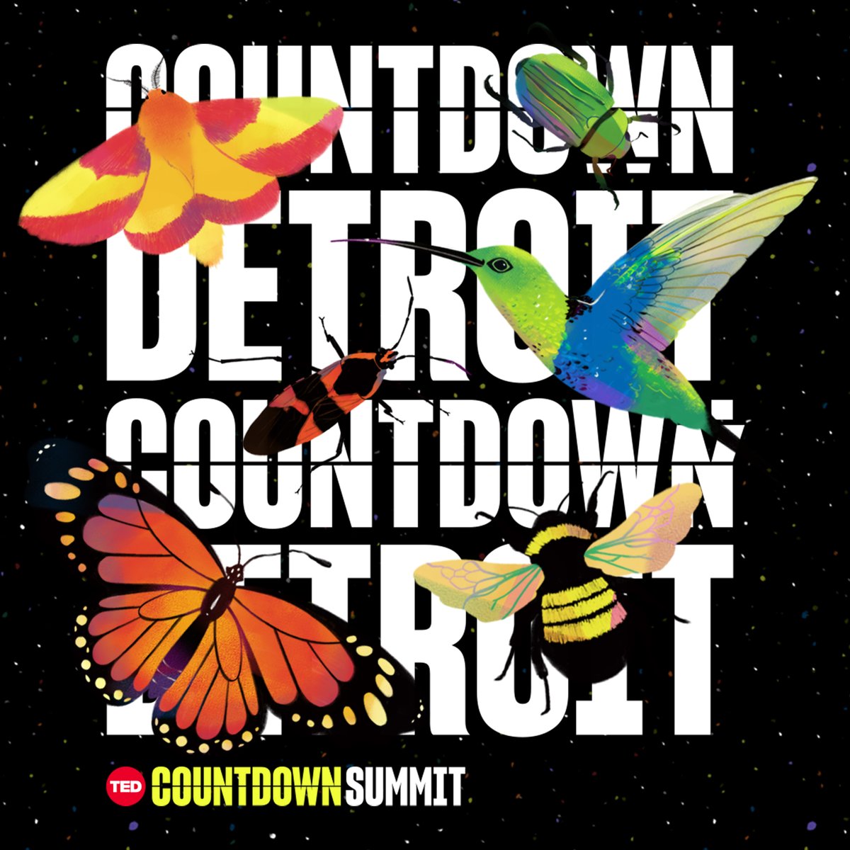 We're off to Detroit July 11 for @TEDCountdown, a collaboration powered by TED and LQ! #TEDCountdown champions and accelerates bold ideas and underinvested solutions that can bring us closer to achieving a zero-carbon world – one that is cleaner, healthier, and fairer for all.