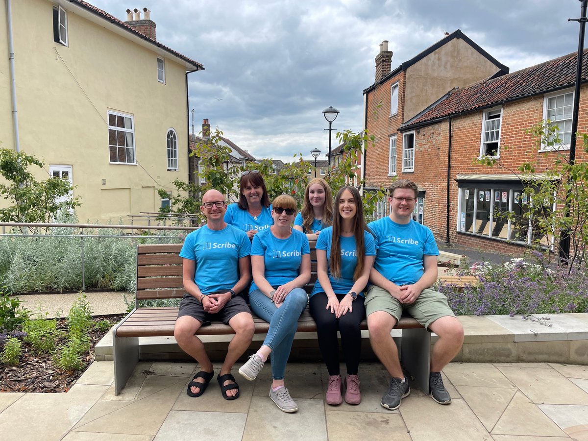 ScribeApps's tweet photo. Our new Scribe t-shirts have arrived! Fun fact: they're made from 100% recycled 'To-do' lists and fueled by our tears from the year-end season 😅. #ScribeLife #DressForTheJobYouHave" https://t.co/1bxuBIiDah