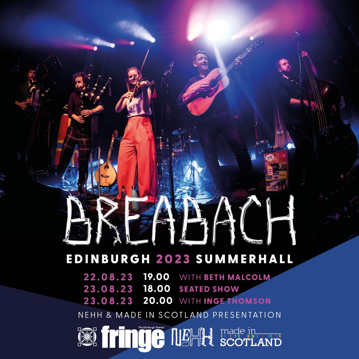 ~ Edinburgh ~ We're buzzing to come back to the @edfringe for three special shows at @Summerhallery 😁 22.08 @ 19.00 with @BethMalc 23.08 @ 18.00 (seated show) 23.08 @ 20.00 with @IngeThomson 🎫 tinyurl.com/4nry9aar Presented by NEHH & @MadeinScotShows 📸 @lievephoto