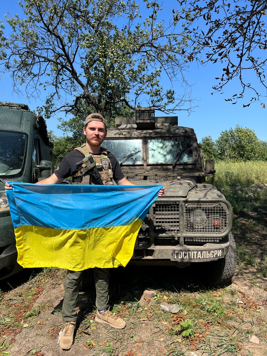 Lavrovskyi's tweet photo. Today, we celebrate a significant milestone in the history of the Hospitallers, the Ukrainian volunteer medical battalion that I have been proud to be a part of since April 2022. https://t.co/bSflxeboDn