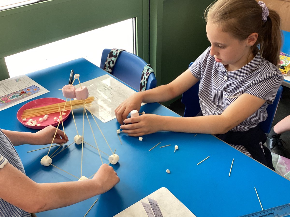 OWPStoucans's tweet photo. Earthquake Safe towers out of spaghetti and marshmallows have commenced! The teamwork being demonstrated is excellent! keep up the good work Toucans! #OWPSSTEM https://t.co/4RFhMTs4vr