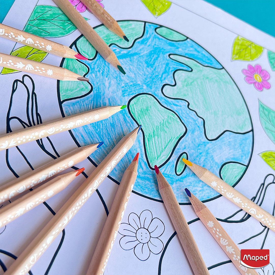 Be kind to our planet 🌎 with our Maped Smiling Planet range.

Made from 100% FSC-certified wood and 50% less plastic ♻️ shop the range on Amazon - amazon.co.uk/Maped-Ergonomi…