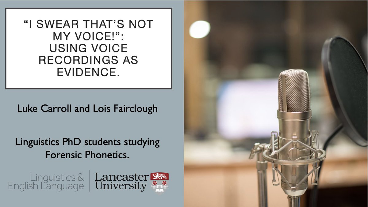 fairclough_lois's tweet image. Had fun this morning presenting this talk for over 70 A-Level students and teachers at the @LAEL_LU Forensic Linguistics A-Level Conference Day with @LukeAdamCarroll! We had some great questions and enthusiastic students 🌟 🗣️