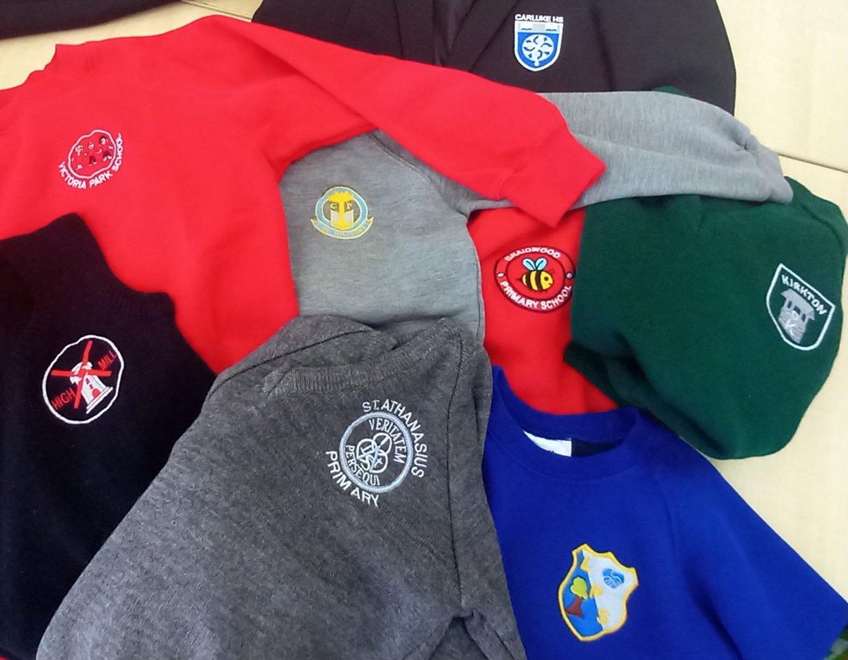 Today we received another delivery of branded uniforms, these include new and preloved. By rehoming these uniforms you are not just saving money but also helping the environment 🌍 It is a win win for all 😊 Can you spot your school logo?