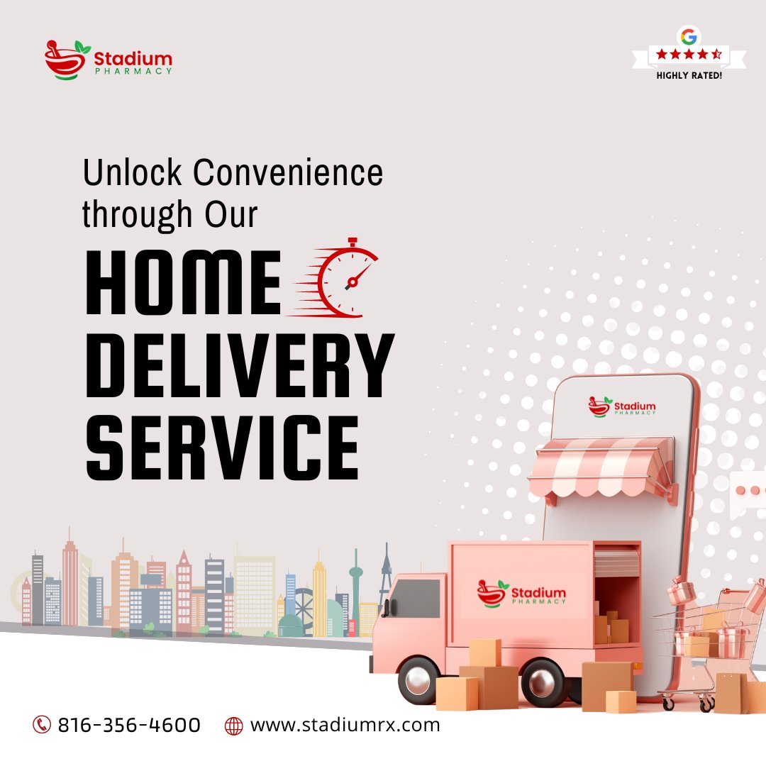 Stadiumrx's tweet image. Tired of rushing to the #pharmacy every time you need a #prescription filled? We've got you covered! Our hassle-free #HomeDeliveryService brings your prescriptions right to your doorstep.
👉Order today bitly.ws/FjgR

#medicine #pharmacology #StadiumRx #INDEPENDENCE #USA