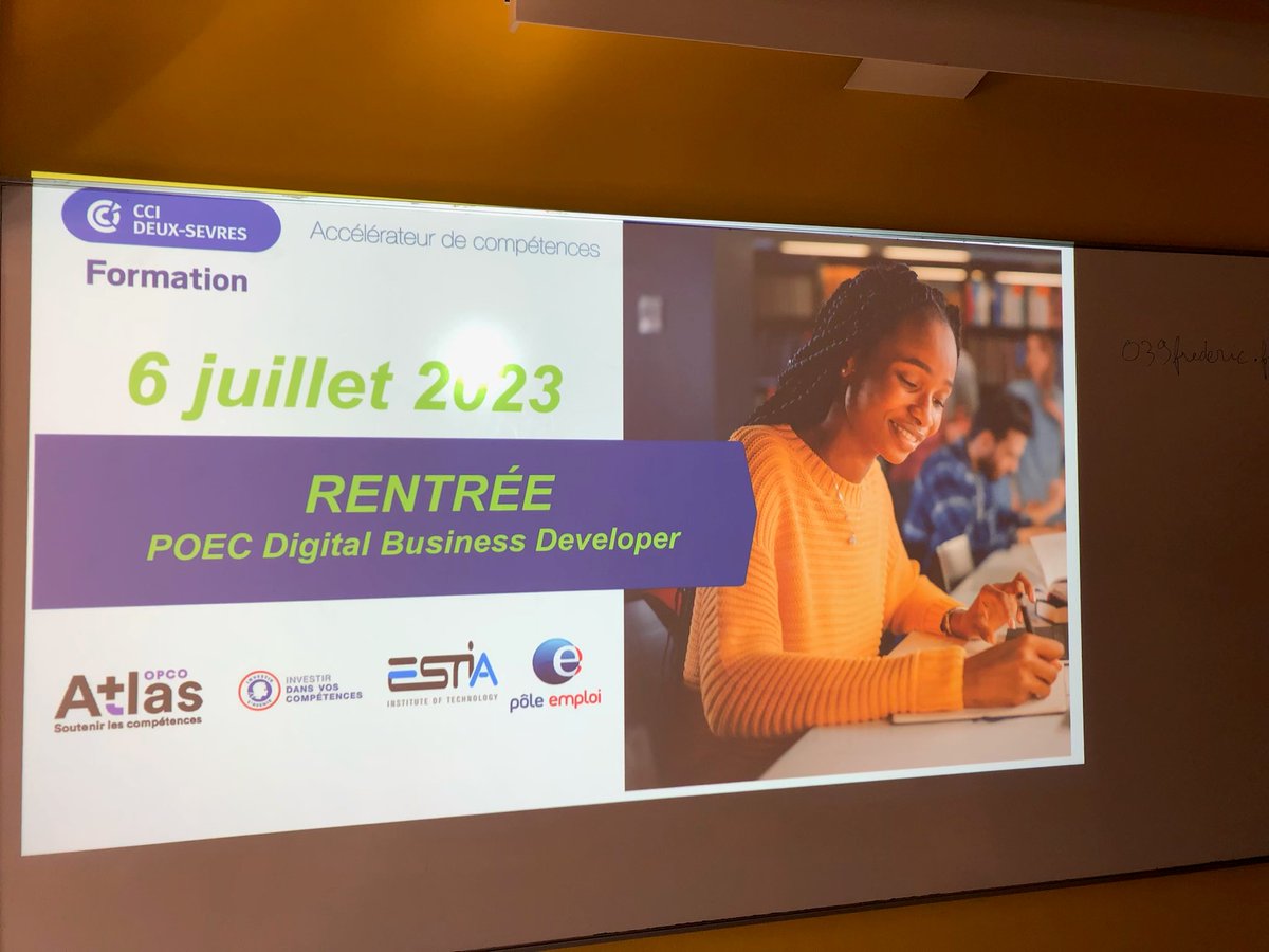 Ce matin a débuté une formation POEC de 3 mois dédiée aux personnes en reconversion professionnelle souhaitant devenir chargé d'affaires dans le digital. 
On leur souhaite une bonne formation ! 📚
Découvrez nos autres formations PEOC : bit.ly/447URua