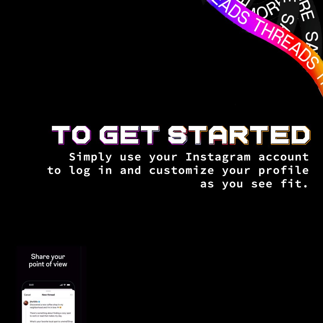 SocialTractltd's tweet image. Introducing ✨THREADS ✨

Threads is a newly launched app by Instagram to share texts and public conversations! 

Swipe for more information ✨ 

Have you joined yet ? Will you be joining ? Let us know what you think below ! 

#threads #threadstories #newapplaunch #instagram