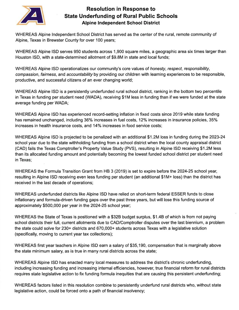 Alpine ISD tweet media