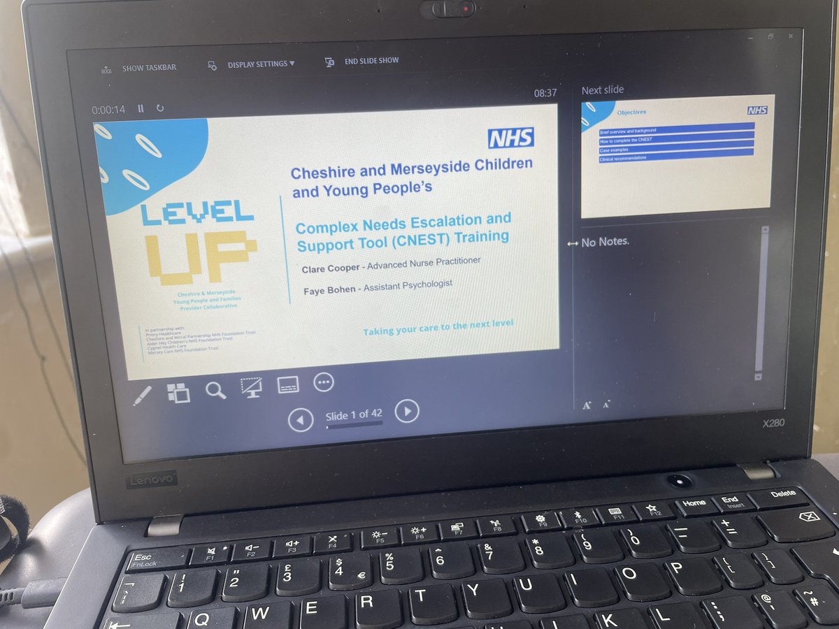 BohenFaye's tweet photo. Another great online Complex Needs Escalation and Support Tool (CNEST) training session delivered.

If you work in CYPMHS in @cwpnhs, @AlderHey or @Mersey_Care and would like to book on the CNEST training  then please contact us at cwp.cnest@nhs.net. 

https://t.co/AnaT7I8A0L https://t.co/AepBIYutc3