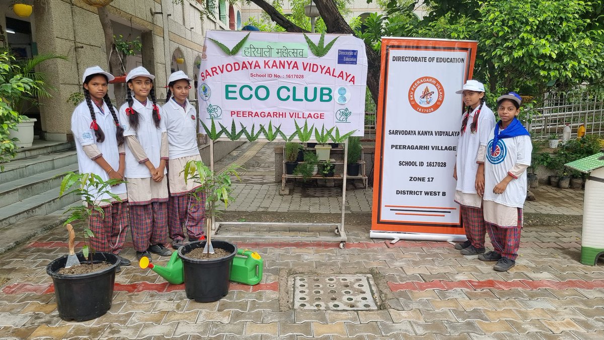 SPeeragarhi's tweet photo. 🌱🌳 Embrace nature's might! 🌿✨
Today, our school united,
Planting trees, our hearts ignited.
Tiny seeds, a symbol of hope,
Growing knowledge &amp; harmony we scope.
Nurturing change, we all embrace,
A greener world, our sacred space. 🌍💚
#HariyaliMahotsav #PlantationDrive https://t.co/so8s1PmYIK