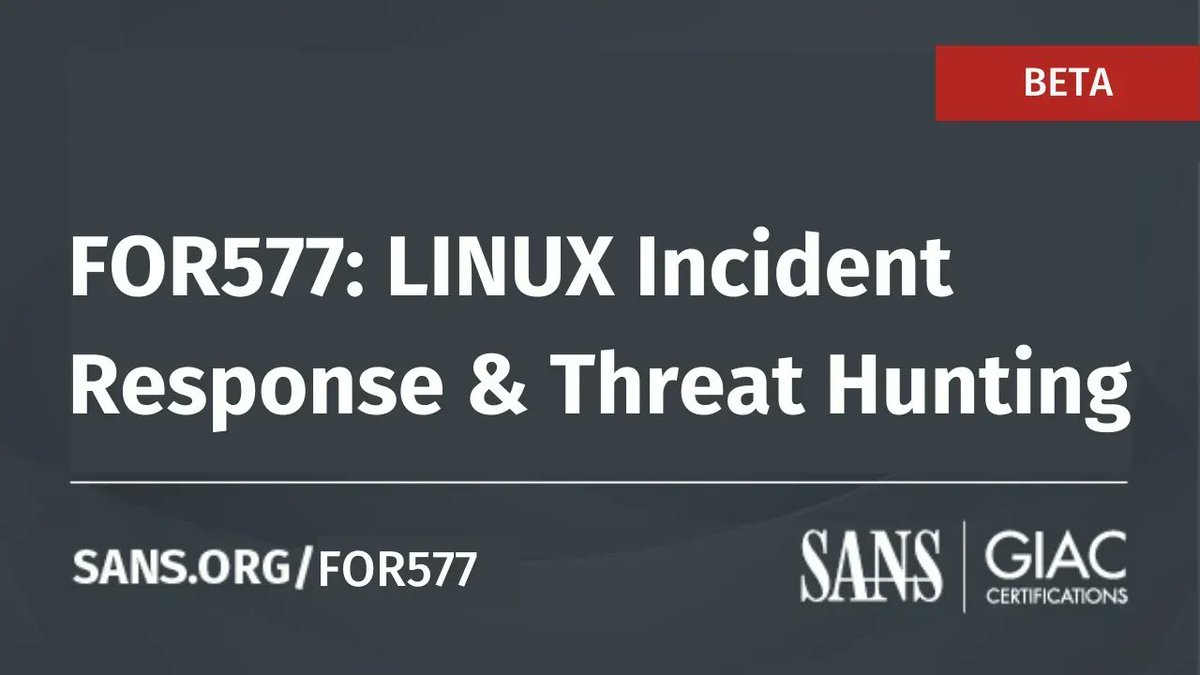 SANS DFIR tweet media