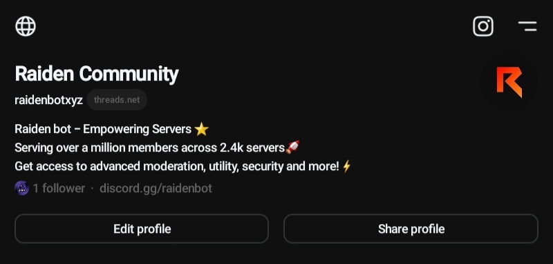 raidenbotxyz's tweet photo. Big Announcement

• Our reddit community is closed
• Our new threads profile https://t.co/QPQOZBrjvm https://t.co/XTrxcewgsb