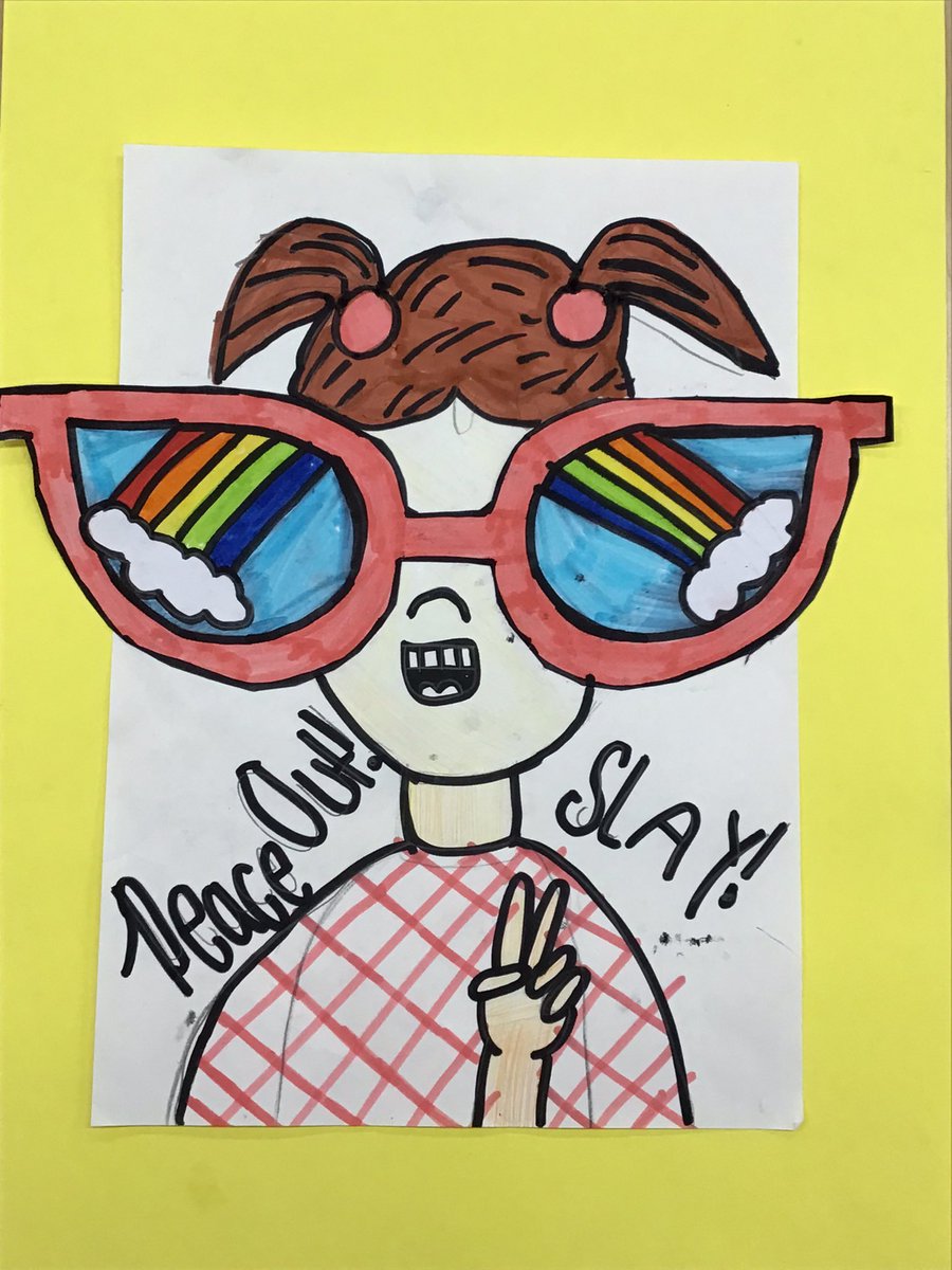 MissDLilley's tweet photo. Summertime Selfies by Primary 6 @Caledonia_PS inspired by @cassiestephens https://t.co/bCXYP8Qr7G