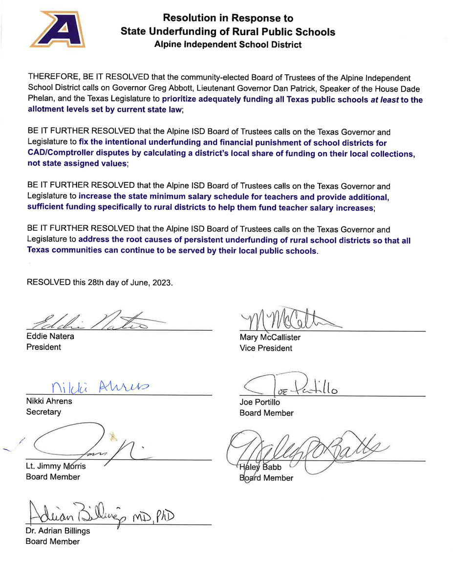 Alpine ISD tweet media