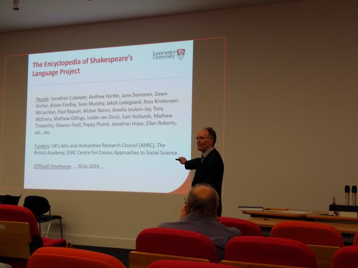 perayson's tweet photo. A book (or five books?) launch of Shakespeare's language from @j_culpeper et al #CL2023 https://t.co/dPLATxvvKa