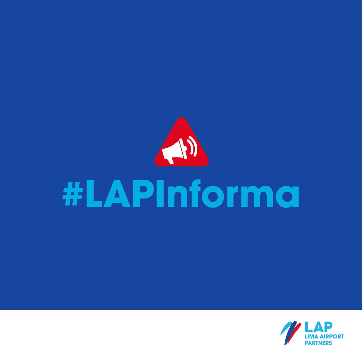 AeroJorgeChavez's tweet photo. 🚨#LAPInforma🚨
¡Atención, pasajeras y pasajeros!📢
En este momento y hasta las 6 p. m. de hoy, se estarán realizando acciones de mantenimiento, programadas con la debida anticipación, en el suministro principal de energia en el terminal del aeropuerto Jorge Chávez. 🧵1/3 https://t.co/WlawGWAz0C
