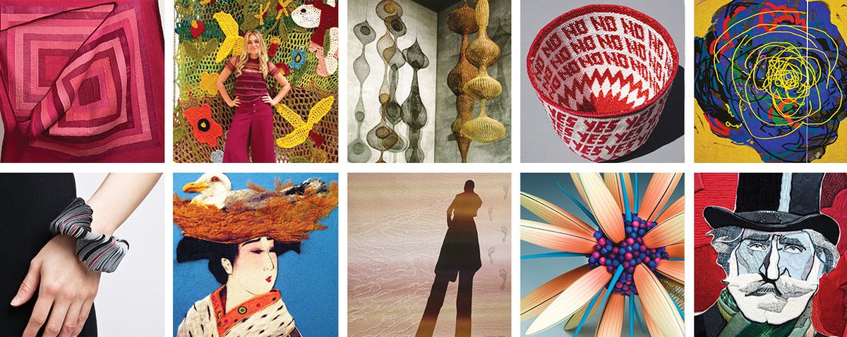 Please share with your creative fiber community: Our 9th annual Excellence in Fibers Call for Entry is open through July 30. We are inviting artists to submit 2D and 3D innovative artwork of original design that pushes boundaries. tinyurl.com/ynh66kfc

#Creative #threads