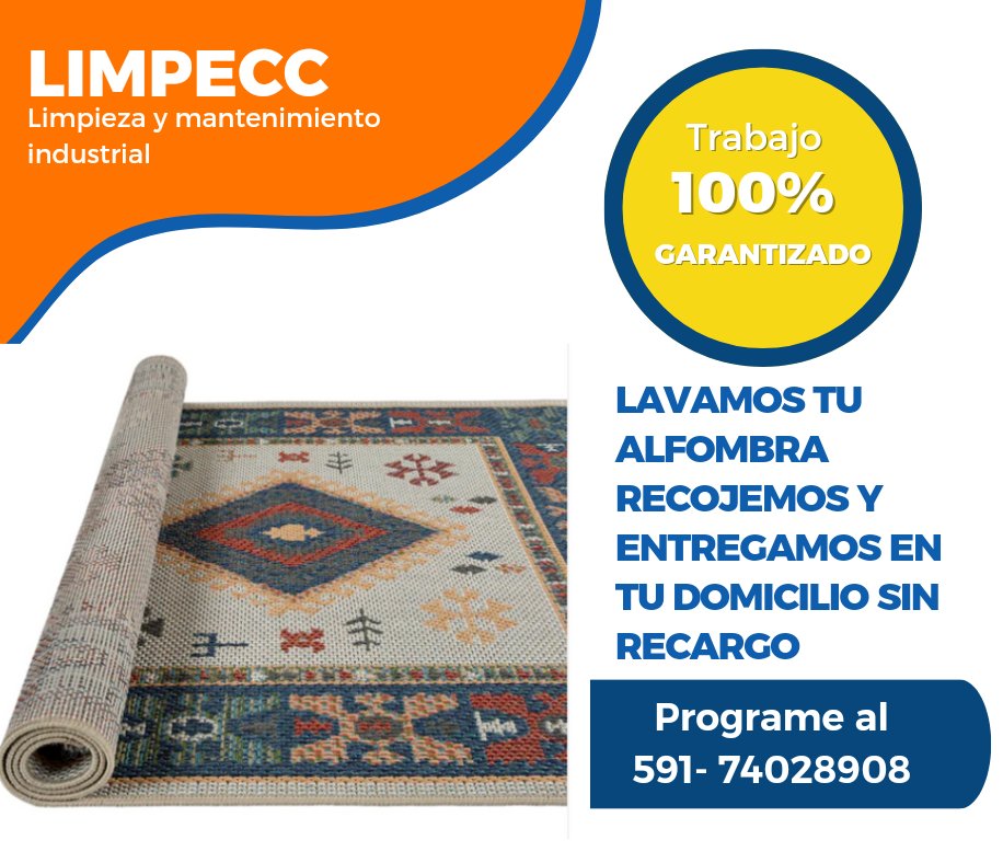 Limpieza de alfombras  Servicio a domicilio - Guatemala