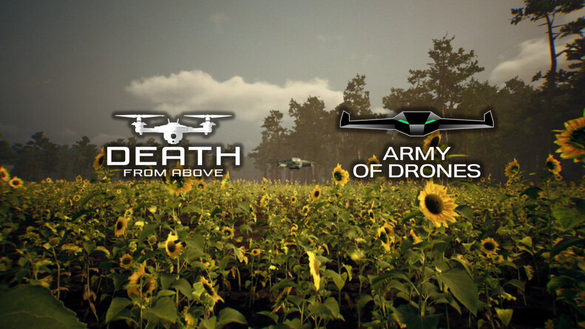 We're thrilled to shine a spotlight on the incredible charity, #armyofdrones, one of the charities receiving donations from the proceeds of #deathfromabove. They play a crucial role in supplying drones for the defense of Ukraine. 🧵👇1/3