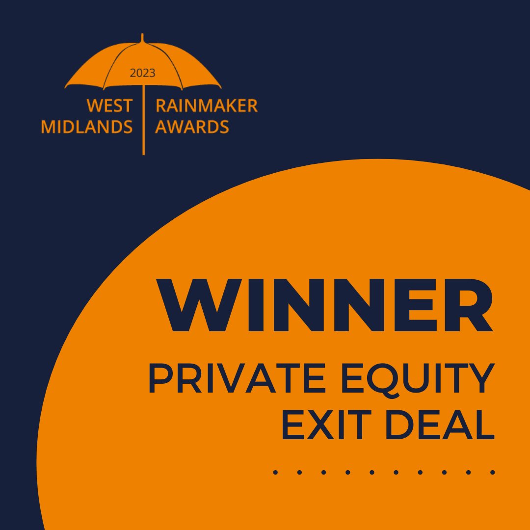 brownejacobson's tweet photo. 🏆 Congratulations to the Browne Jacobson #Corporate team for being awarded 'Private Equity Exit of the Year' at the West Midlands Rainmakers Awards 2023.👏

Read more➡️https://t.co/zR8SCEfRiW. 
#Construction #PrivateEquity @businessdeskwm https://t.co/O4kMQeTxe4