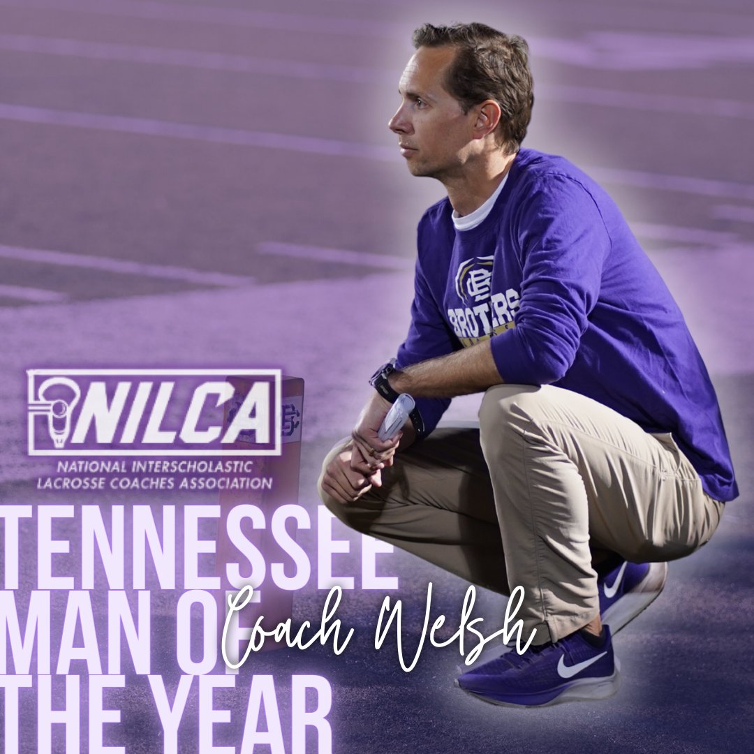 Congratulations to Coach Welsh for being named the @NilcaOfficial  Tennessee Man of the Year! 

#GoBrothers 🌊
