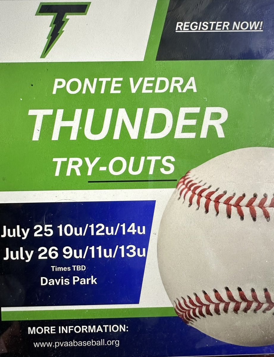 Looking forward to taking on a 13u group this Fall/Spring &amp; preparing them on 60/90 field 

pvaabaseball.org/thunder