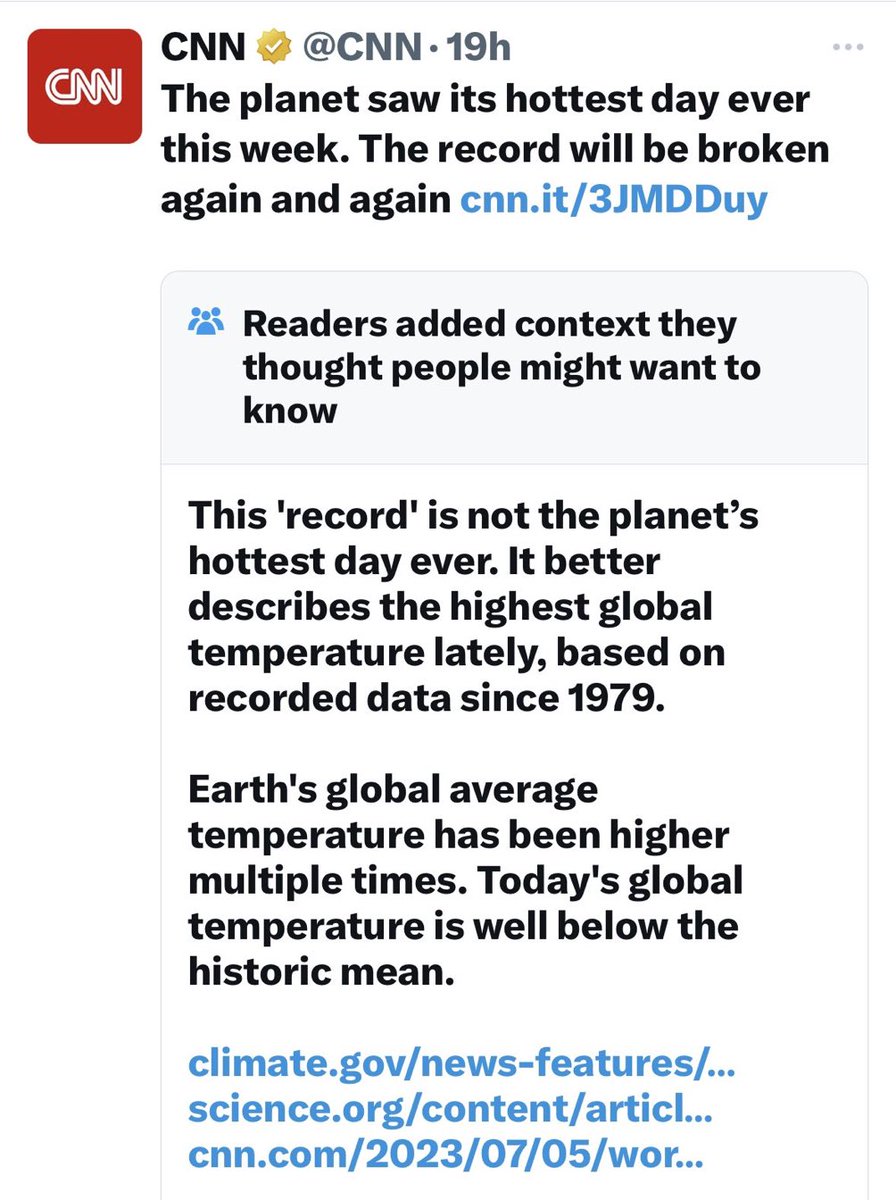 Fearmongering, climate scamming <a href="/CNN/">CNN</a> BUSTED!! 😂😂😂 Stop this grifter🚨🚨🚨
