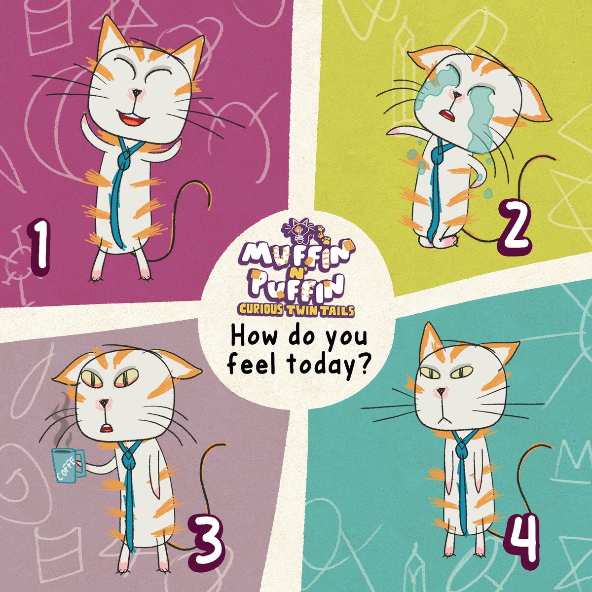 MuffinNPuffin's tweet photo. How do you feel today? 😼
#muffinNpuffin #curioustwintails #yoyo #howdoyoufeel #beadad #makeyourchoice https://t.co/uwE1vxOpO7