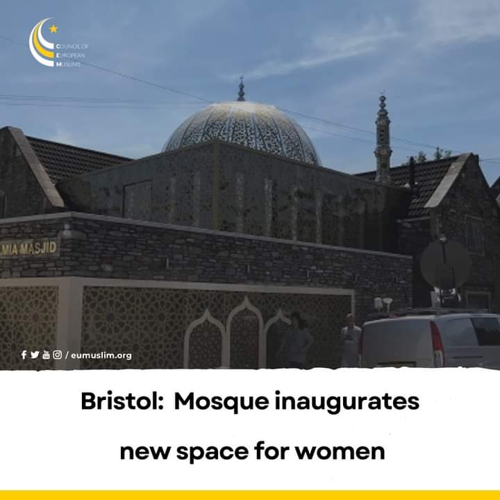 eumuslims_org's tweet photo. A mosque in #Bristol opened a new prayer space exclusively for women as community celebrated Eid #al_Adha.

The "Sister's Space" at Easton Jamia Mosque in Bristol is a response to the demand from women who wanted a dedicated area to worship. https://t.co/LmQ15GZKqg