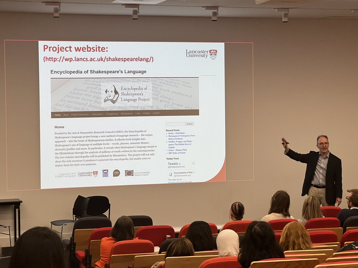 Book launch: the Arden Encyclopaedia of Shakespeare’s Language❗️📚 <a href="/ShakespeareLang/">Encyclopedia of Shakespeare’s Language Project</a> #CL2023