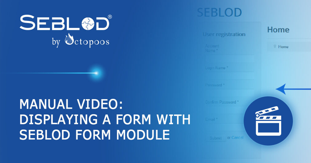 seblod's tweet photo. Watch "Displaying a Form with SEBLOD Form module" manual video to help you https://t.co/Lg4naaHaxc and discover the amazing #SEBLOD documentation. #apps #cck #cms #digital #joomla #manualvideo #web #webdevelopment https://t.co/LAT7gJAfzU