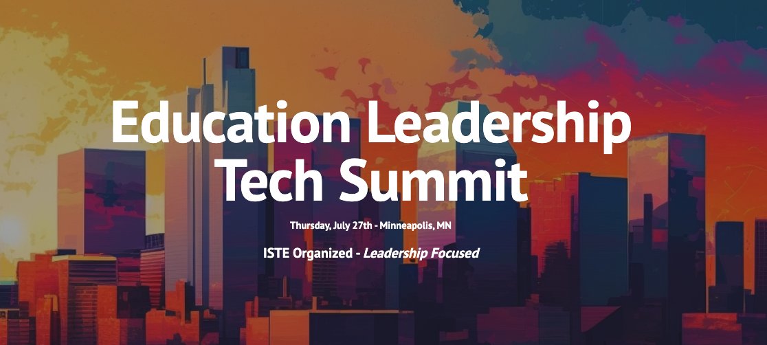 000Dave's tweet image. And the COUNTDOWN is ON! 

District and Building Leadership: This event is designed with you in mind.

Block off 7/27 and join us for some amazing learning around leveraging AI as a tool, leading as a visionary planner, and more!

Register today &amp;gt;&amp;gt; bit.ly/ELTS-23