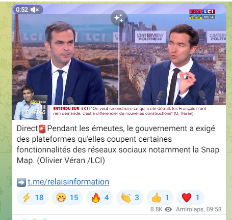 CHaermes's tweet image. Naaaannn ? Sérieux ? 
Mais je suis tout surpris ! 😂😂
#snapmap #Emeutes