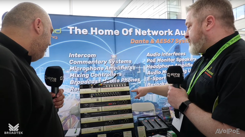 GlensoundLtd's tweet photo. Thanks to #Broadtek for this insightful recap of the #KitPlusShow Manchester! We had a great time chatting to Siya about our latest developments. Catch up on the live stream here: https://t.co/vS8jong2qF @kitplusshow #audionetworking https://t.co/fNyWhTugBN