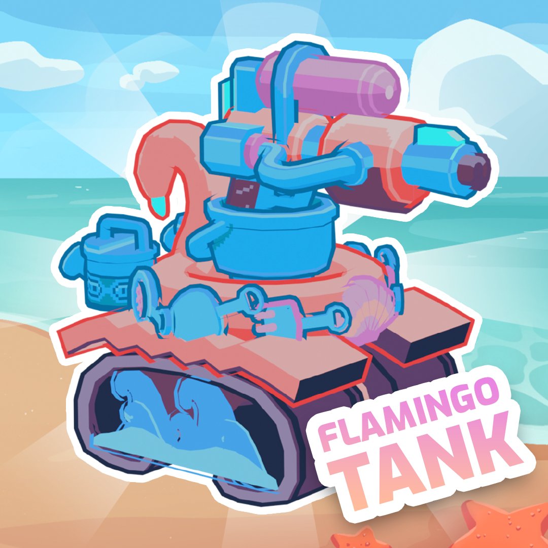 panzerdogs's tweet photo. Fierce, feathered, &amp; ferocious 🌊

Introducing 'The Flamingo Tank' 🦩

Battlepass incoming 🚨 https://t.co/RXNNXFGOeu