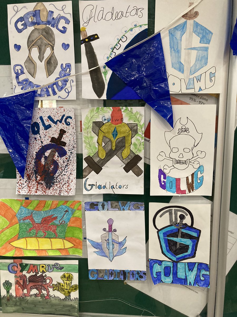 Golwg ready for the Eisteddfod tomorrow! Let’s Go Golwg, Let’s Go! Let’s Go Golwg, Let’s Go! ⚔️🔵⚔️🔵<a href="/EISTEDDFODMACS1/">@EISTEDDFODMACS1</a> @Main_MACS @MrsEvansMACS
