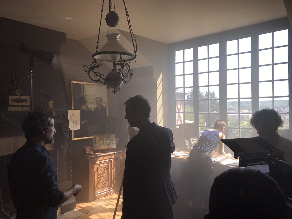 martinabangert's tweet image. 🎥🖼Sur le #tournage du documentaire «1874, la naissance de l’#impressionnisme» de Julien Johan et Hugues Nancy au @ChateauDeBy, une coproduction #ARTE France @GEDEONMEDIA @MuseeOrsay à voir sur @ARTEfr en 2024 #vogagesimpressionnistes #art