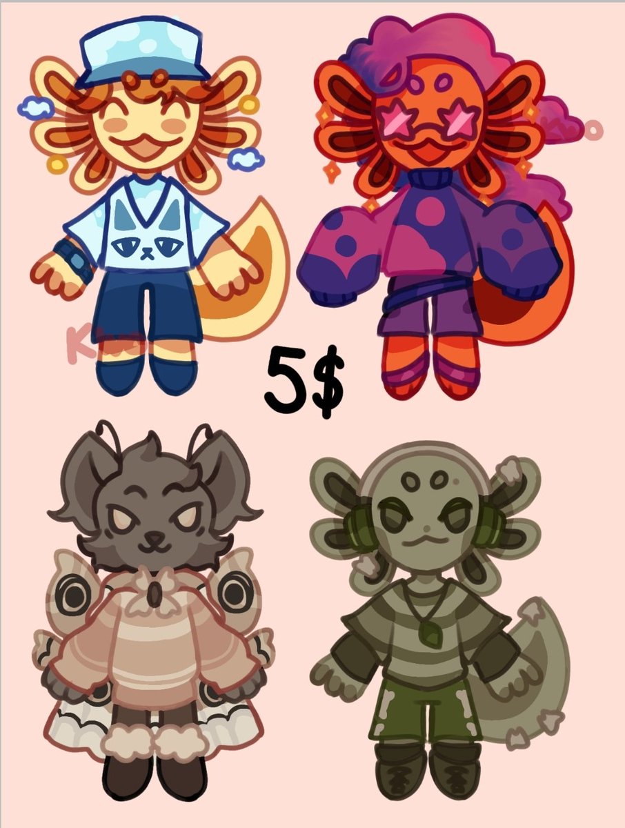 GeoQwert's tweet image. Челбзики которых я до сих пор не продал 🤙🤙 все по 5$
#adoptable #Adopt #адопт