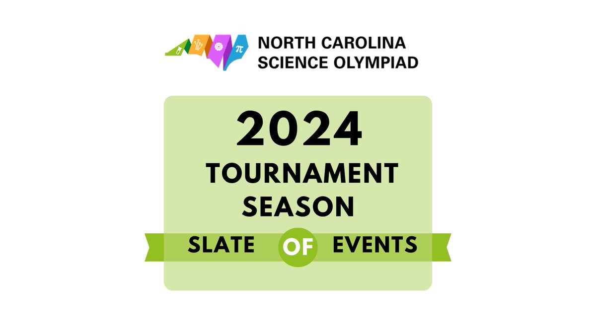 NCSciOlympiad's tweet photo. The wait is over - the 2024 Slate of Events is here! 🎊 Gear up and get ready to take on tournament season with all you've got! 💪🏆
Take a look 👀 - https://t.co/MkOKWAc6ia
#TournamentSeason #2024HereWeCome #NCSciOlympiad #ScienceOlympiad #TheScienceHouse #NCState https://t.co/NsczhpZyuW