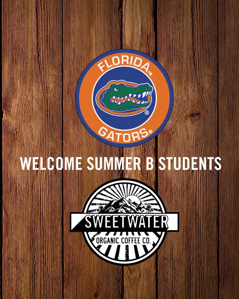 Welcome Summer B students!   We are here for your caffeine needs all year long. :)