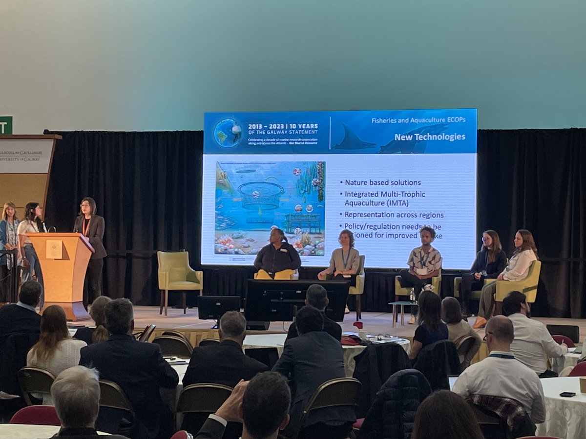 EATIP_eu's tweet photo. Inspiring thoughts from @V_ECOPs during the @AllAtlanticO #GalwayStatement celebrations on collaboration required for promoting #sustainable #aquaculture across the Atlantic.
Multi stakeholder approach & local engagement key: well said ๐#EATiP ready to engage!
๐๐๐๐ฆช๐๐ฑโป๏ธ๐ https://t.co/fHZm1Te4rA