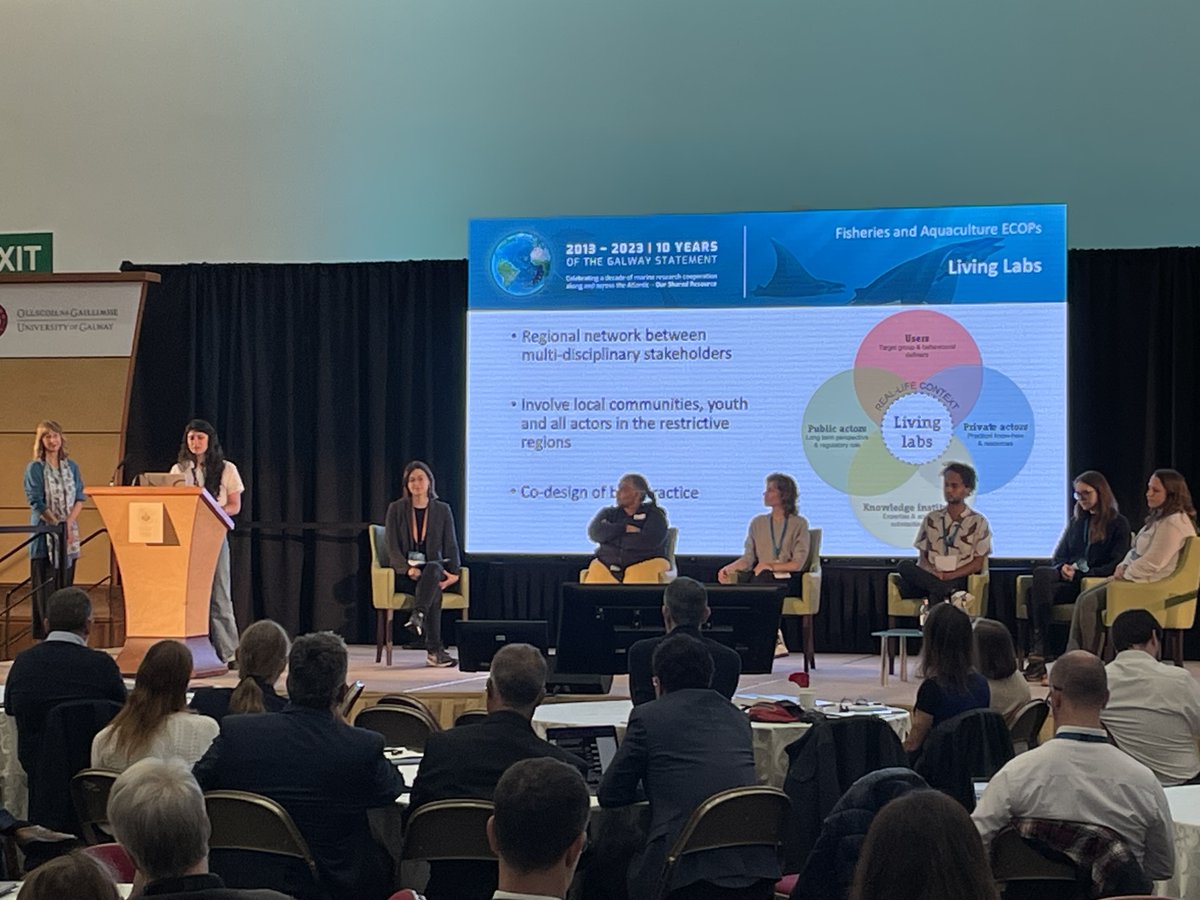 EATIP_eu's tweet photo. Inspiring thoughts from @V_ECOPs during the @AllAtlanticO #GalwayStatement celebrations on collaboration required for promoting #sustainable #aquaculture across the Atlantic.
Multi stakeholder approach & local engagement key: well said ๐#EATiP ready to engage!
๐๐๐๐ฆช๐๐ฑโป๏ธ๐ https://t.co/fHZm1Te4rA